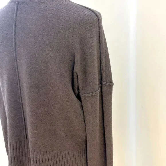 Evolution by Cyrus Ribbed Mock Neck Sweater – Charcoal Gray – Size S - Picture 3 of 6